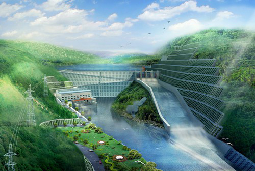镜湖老挝南塔河1号水电站项目